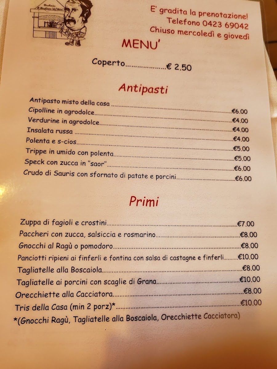 Trattoria San Bastian 'da Vecia' Photo Menu 4