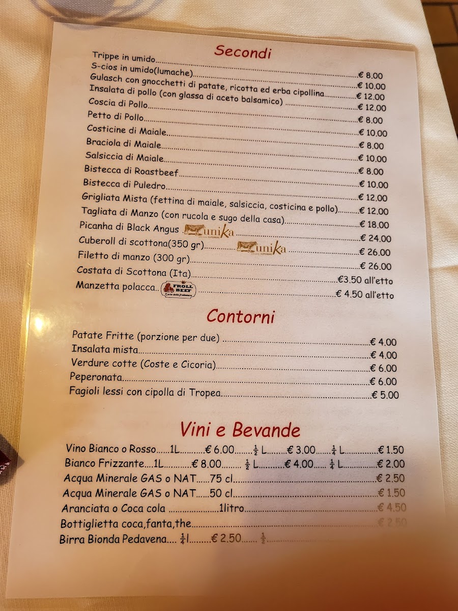 Trattoria San Bastian 'da Vecia' Photo Menu 9
