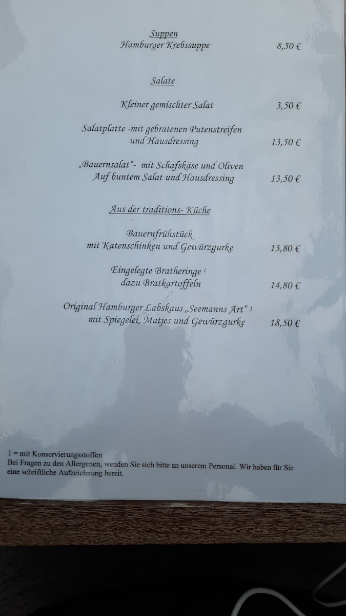 Gaststätte Zum Brandanfang Photo Menu 2