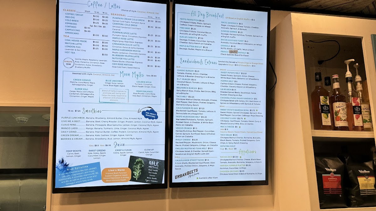 Urban Beets Cafe & Juicery Photo Menu 3