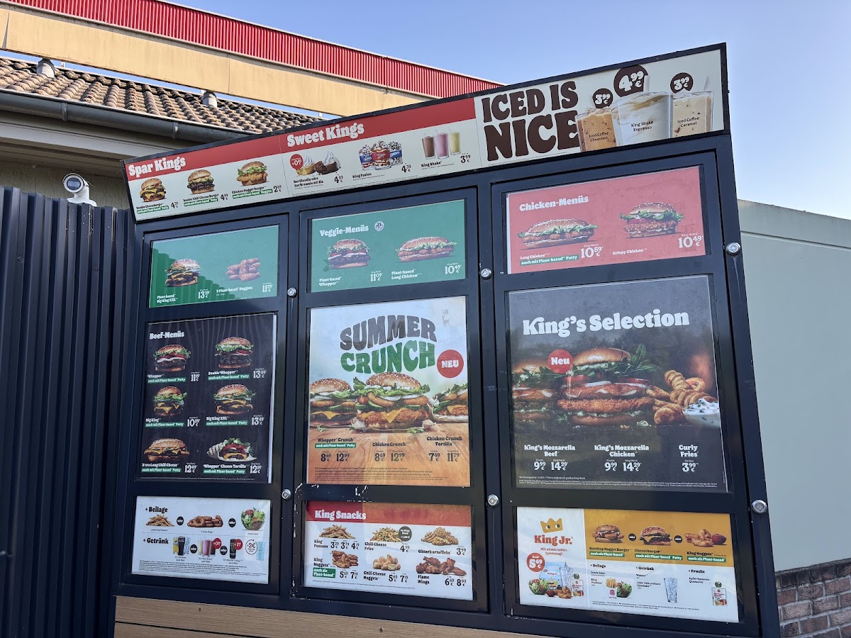 Burger King Oyten Photo Menu 1