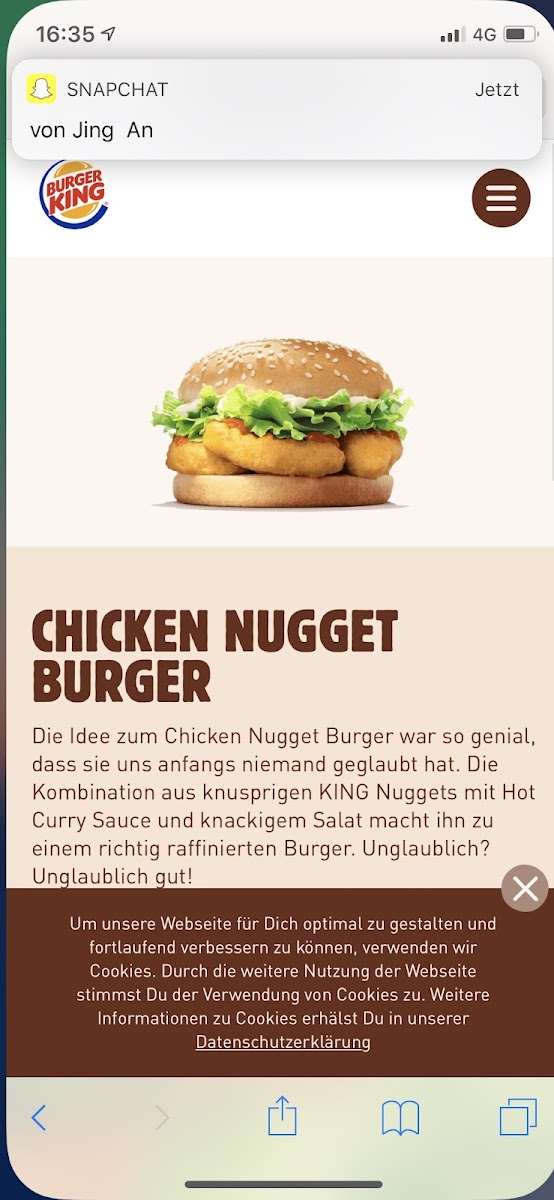 Burger King Oyten Photo Menu 4