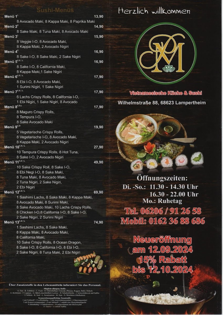 Mai Phuong Photo Menu 3