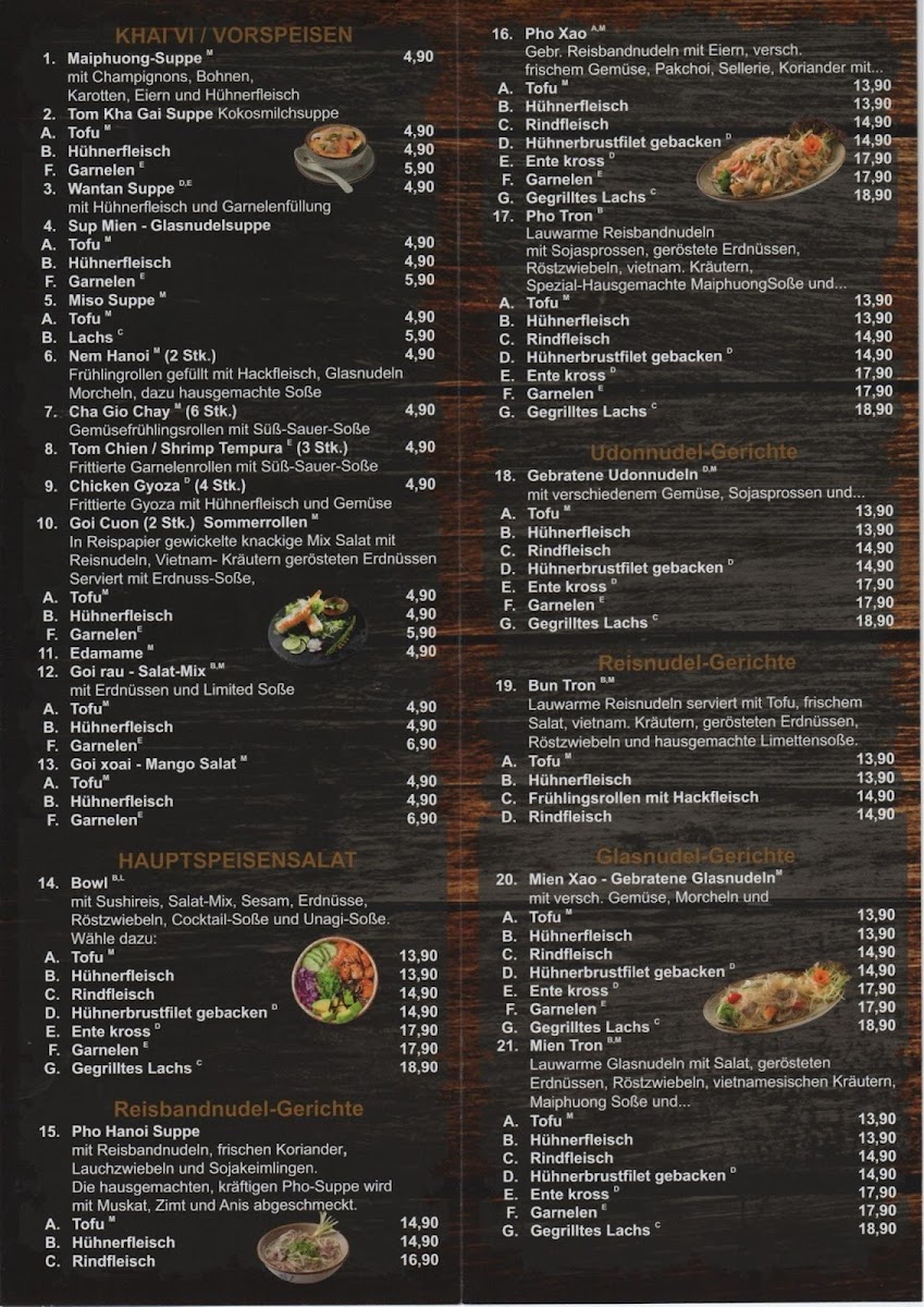 Mai Phuong Photo Menu 4