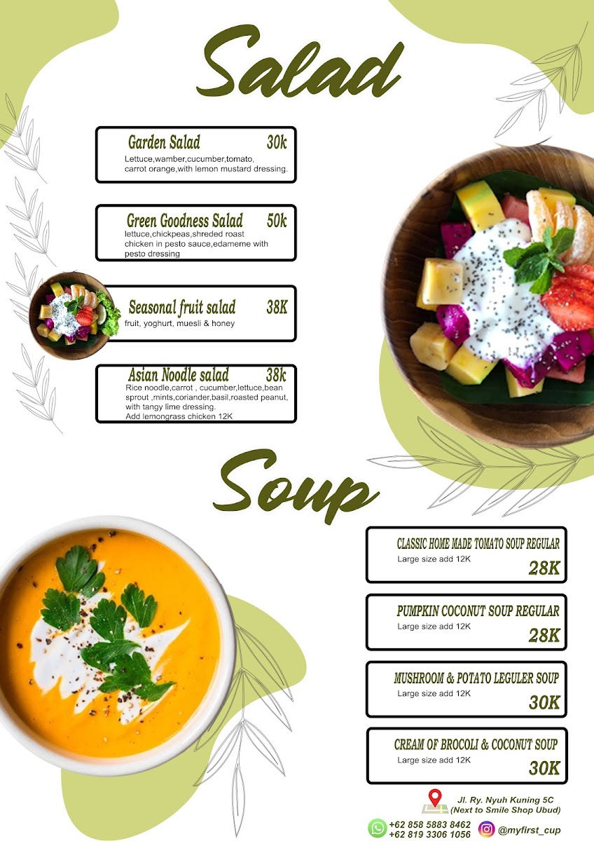 My First Cup Photo Menu 2