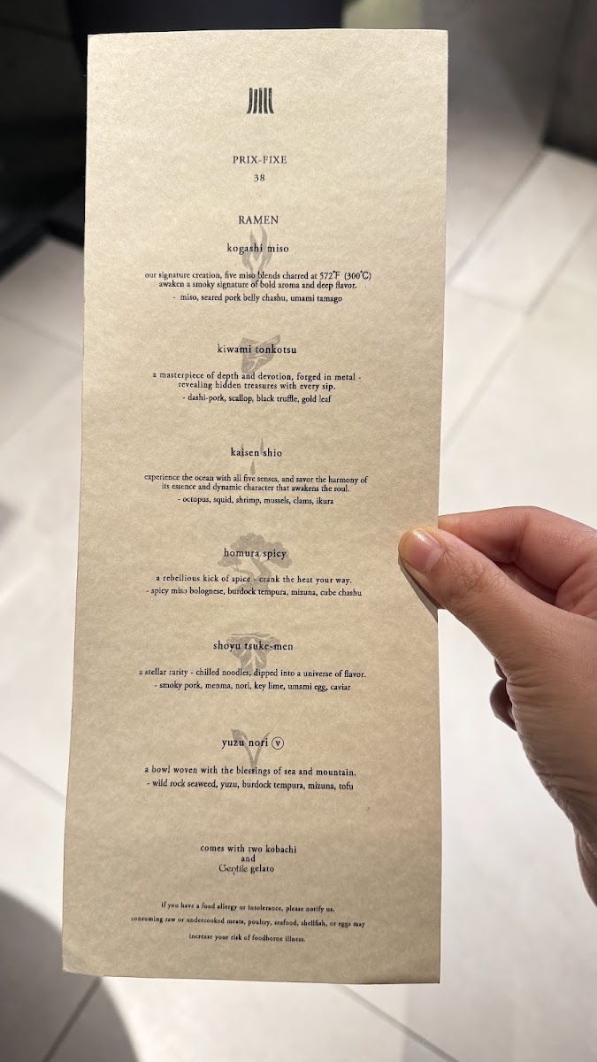 GOGYO Gramercy Photo Menu 3