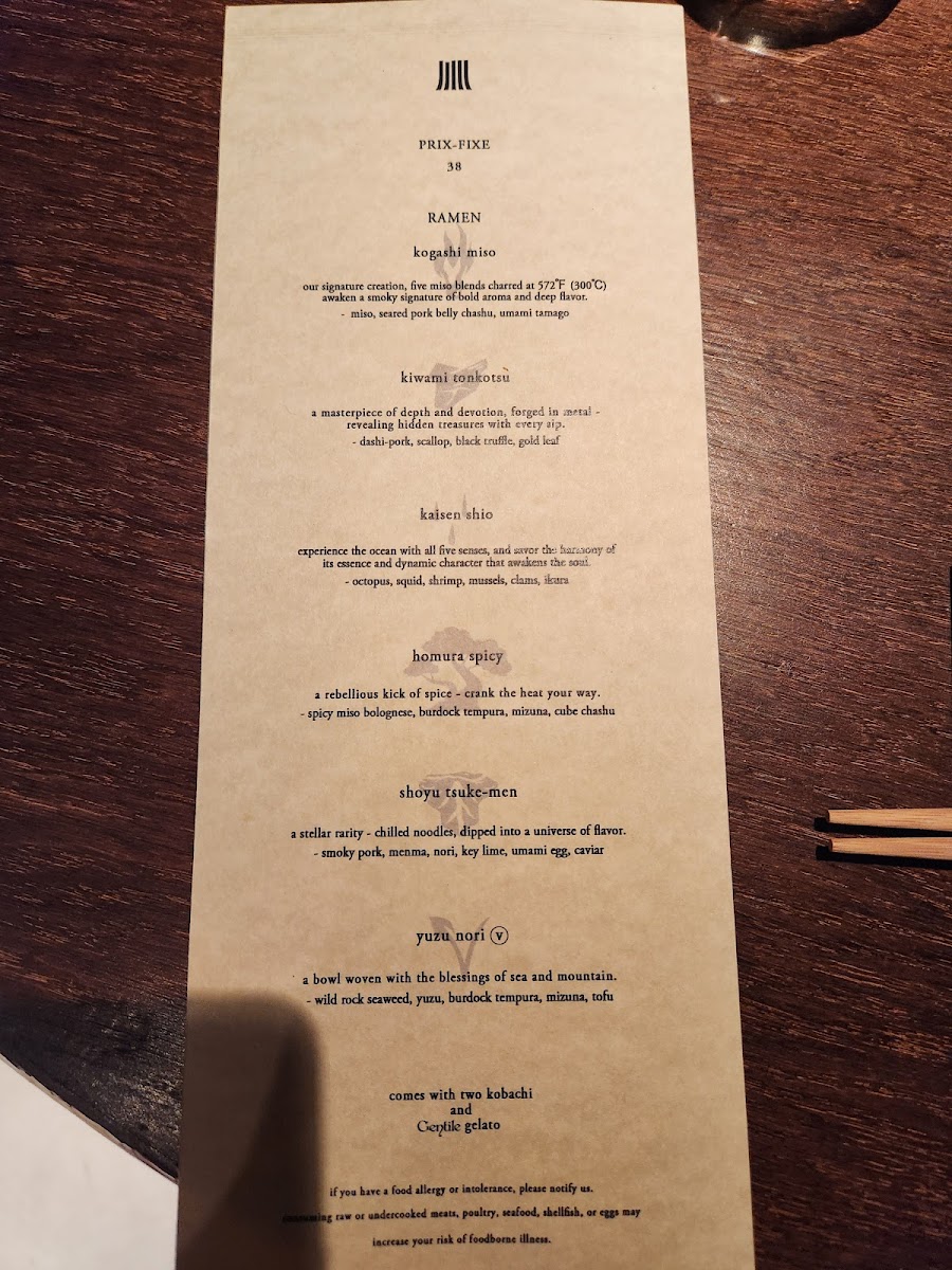 GOGYO Gramercy Photo Menu 6