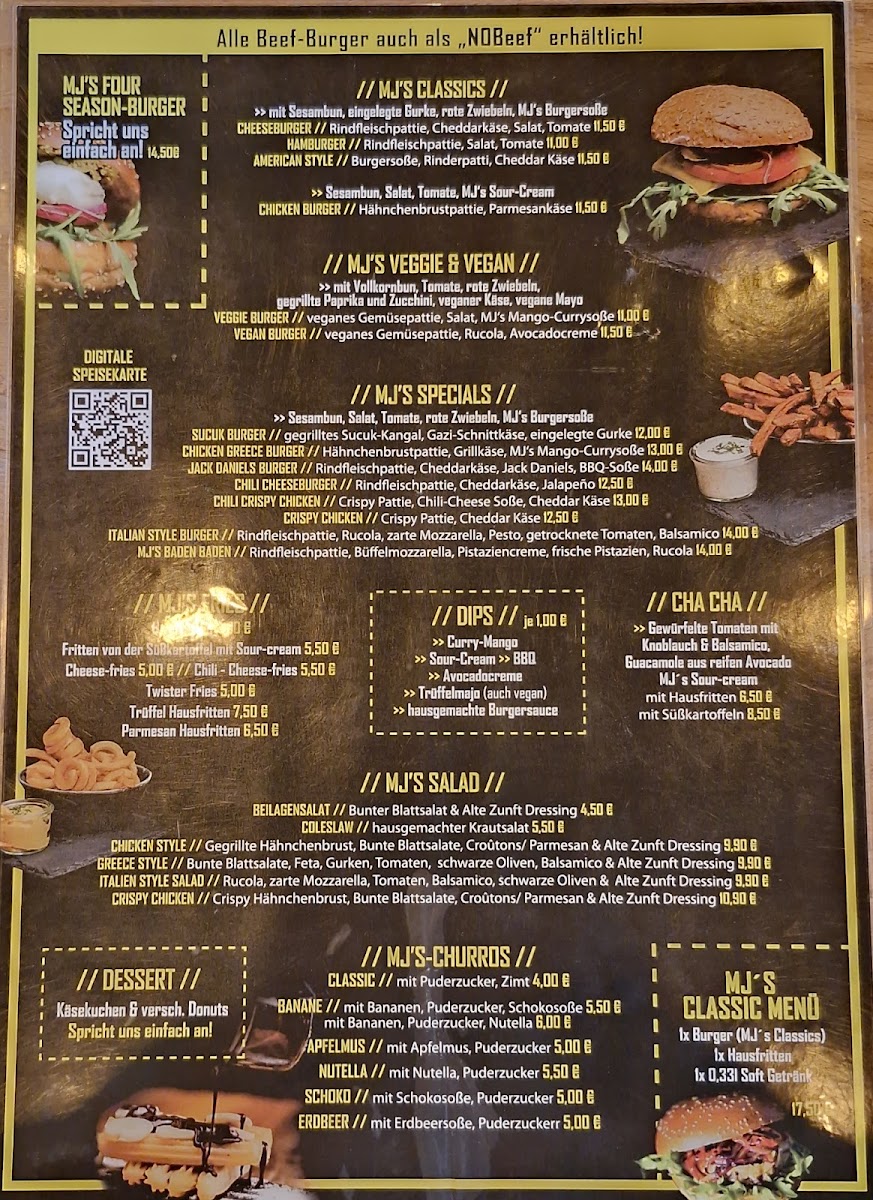 MJ's-BurgerFactory Baden-Baden Photo Menu 3