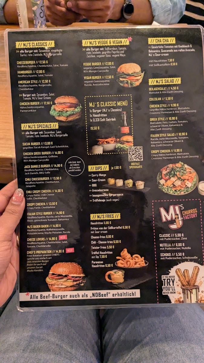 MJ's-BurgerFactory Baden-Baden Photo Menu 4