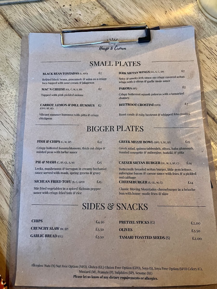 The Burj at Harp & Crown (Corsham) Photo Menu 2