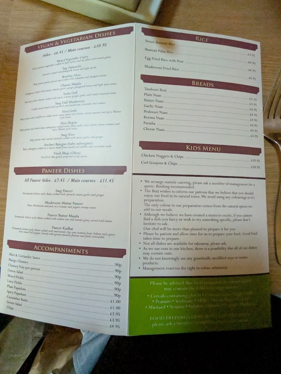 The Burj at Harp & Crown (Corsham) Photo Menu 3