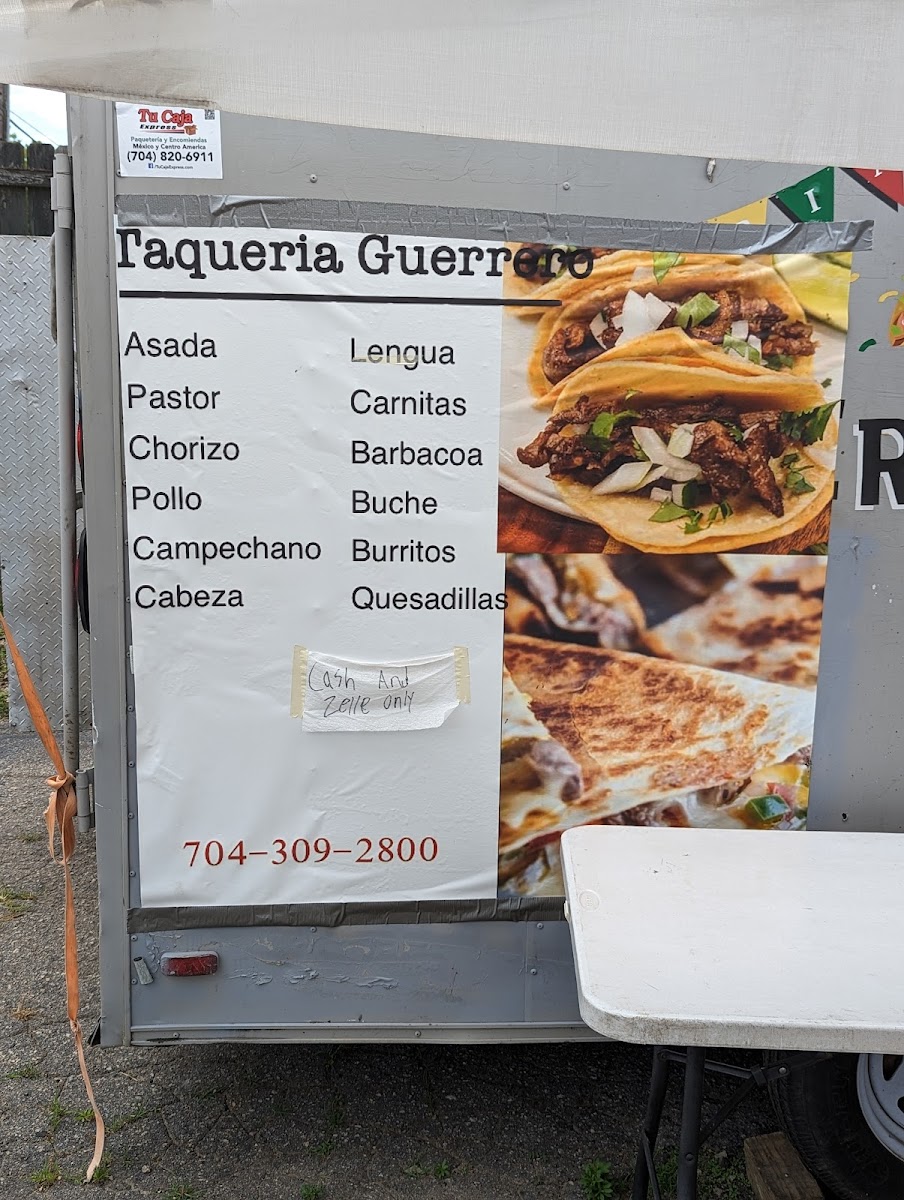 Taqueria Guerrero Photo Menu 2