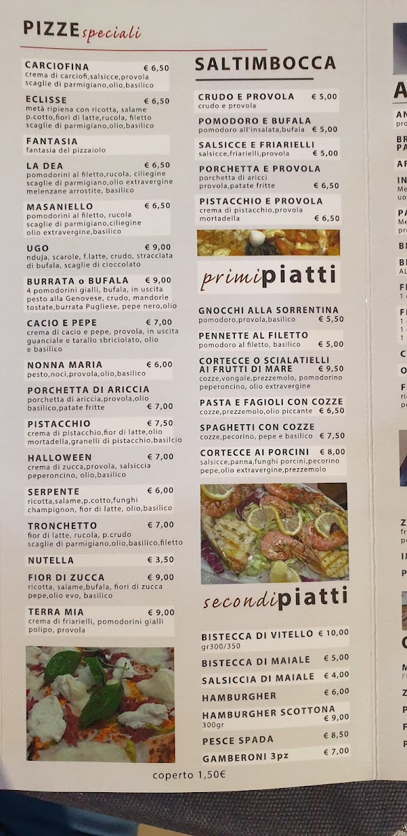 Pizzeria trattoria La DEA Photo Menu 3
