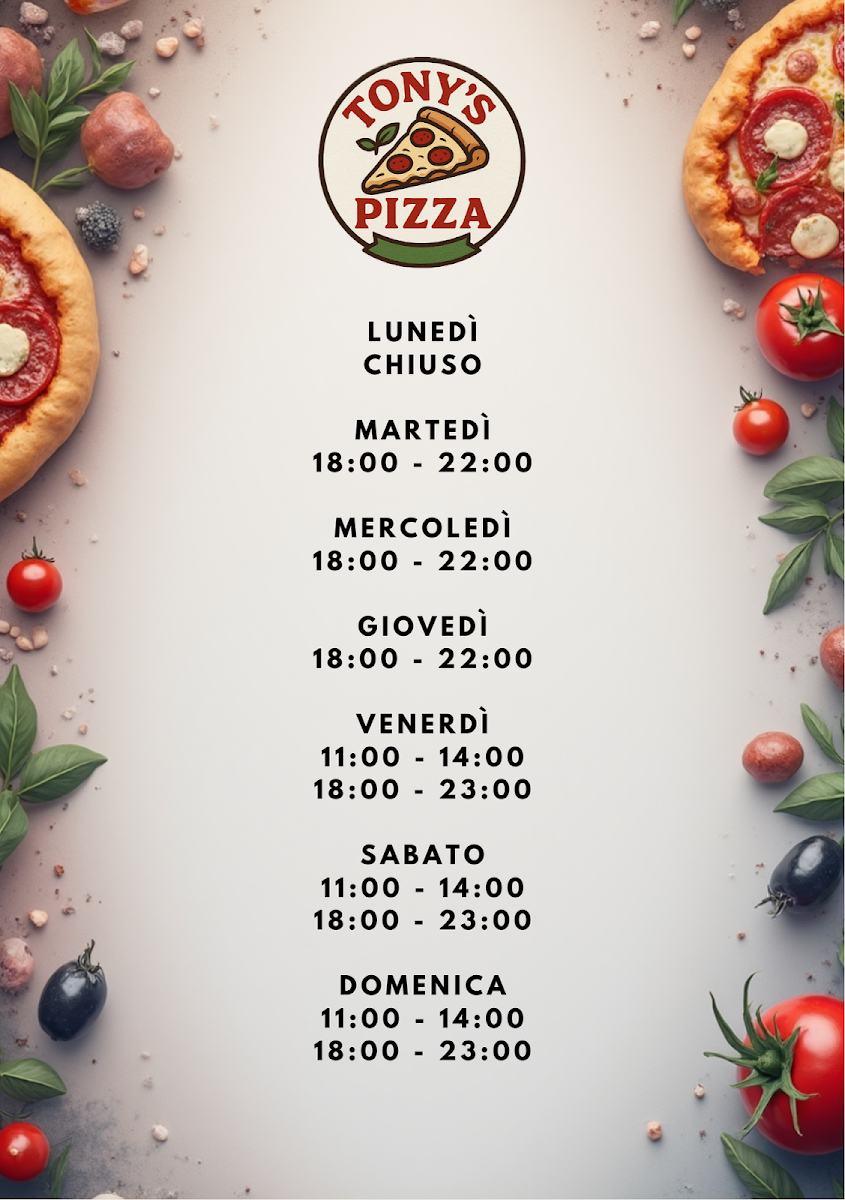 Tony’s Pizza Photo Menu 4