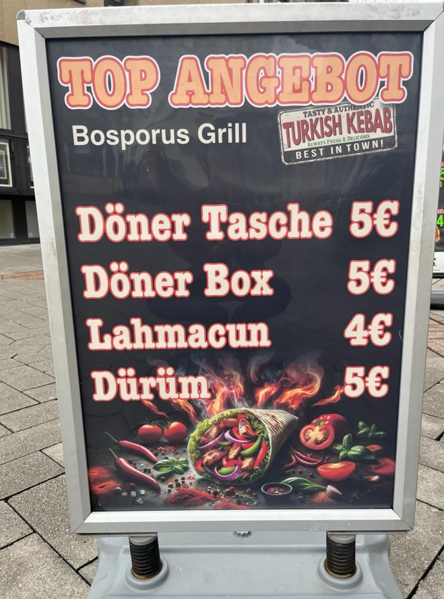Bosporus Grill Photo Menu 1