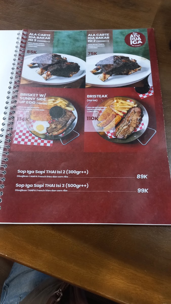 Atu Dua Iga Gading Serpong Photo Menu 10