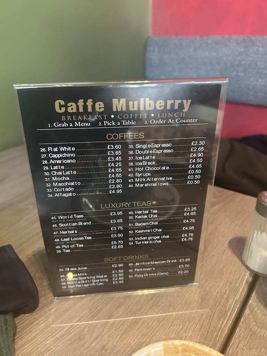 Caffe Mulberry Photo Menu 4