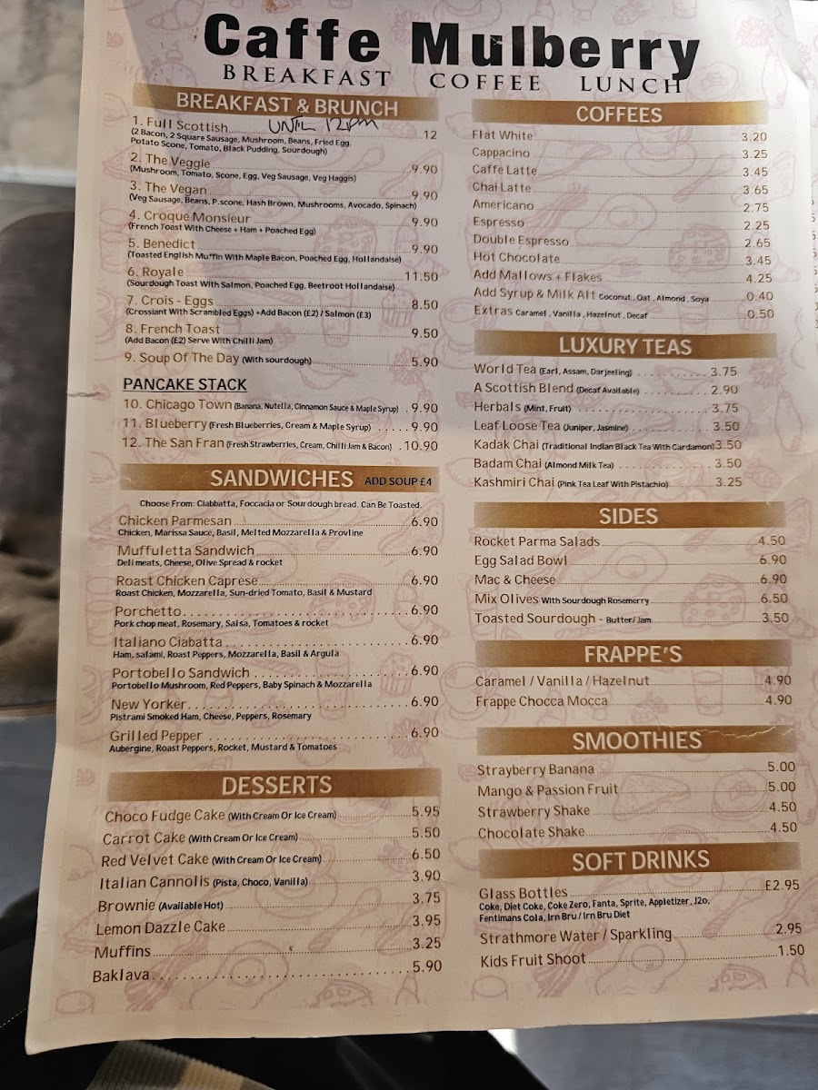 Caffe Mulberry Photo Menu 7