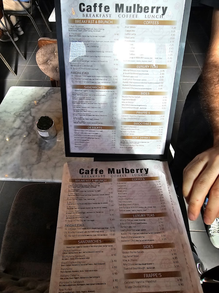 Caffe Mulberry Photo Menu 9