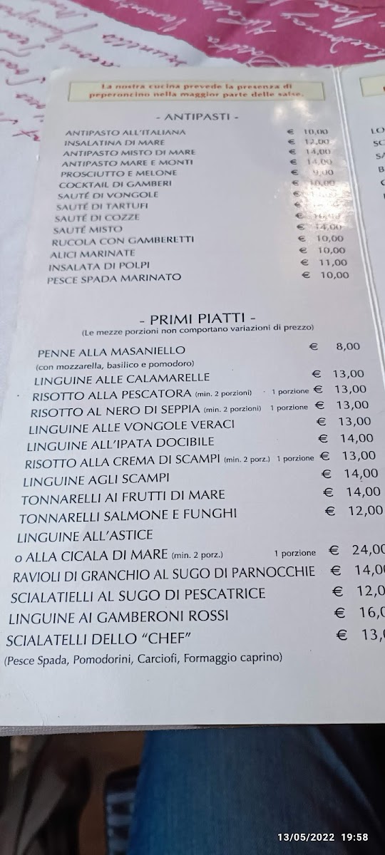 Ristorante Masaniello Photo Menu 5
