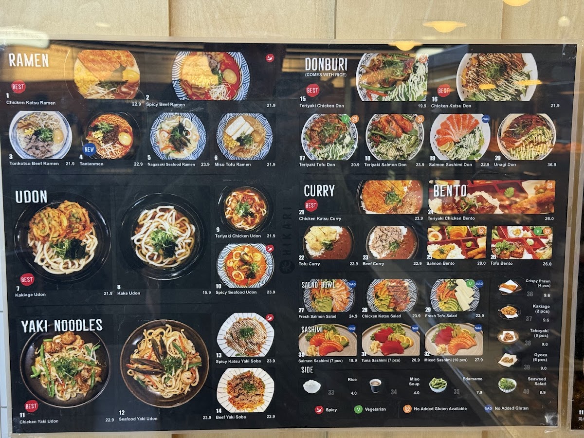 Hikari Sushi Bar - Five Mile Queenstown Photo Menu 1