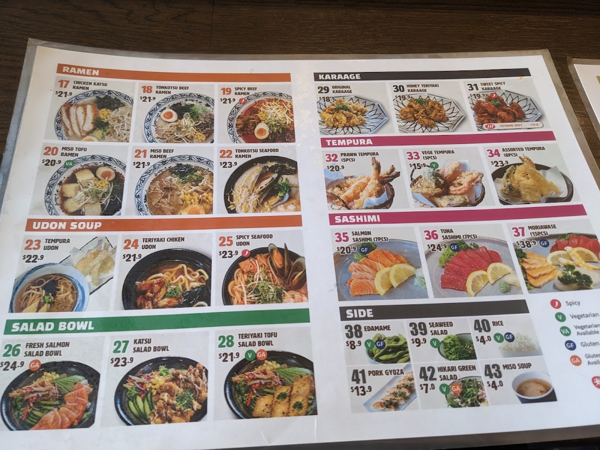 Hikari Sushi Bar - Five Mile Queenstown Photo Menu 10