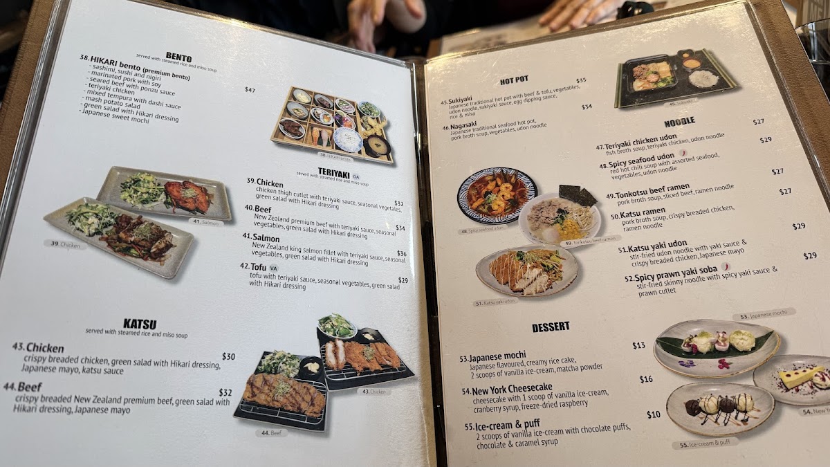 Hikari Sushi Bar - Five Mile Queenstown Photo Menu 2
