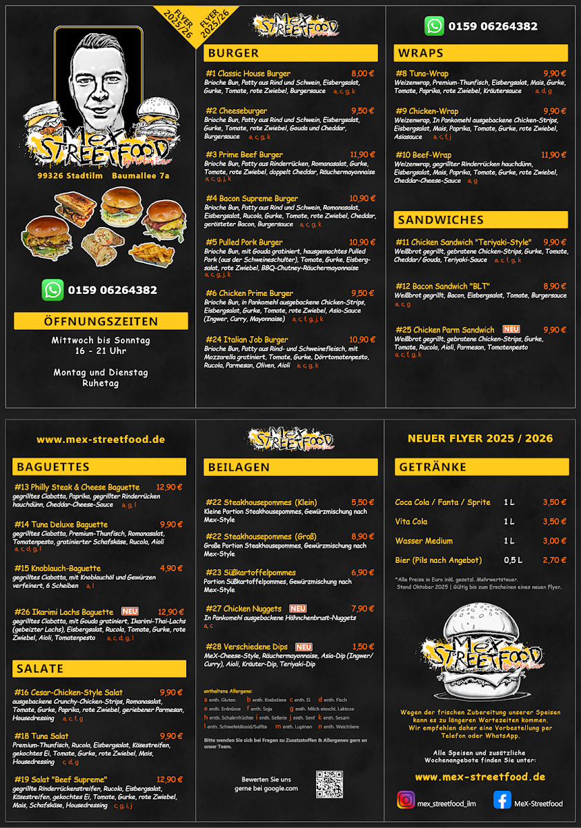 MeX-Streetfood Photo Menu 1