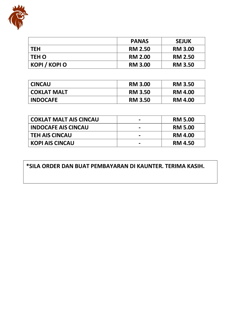 Nasi Ayam Leeza Photo Menu 3