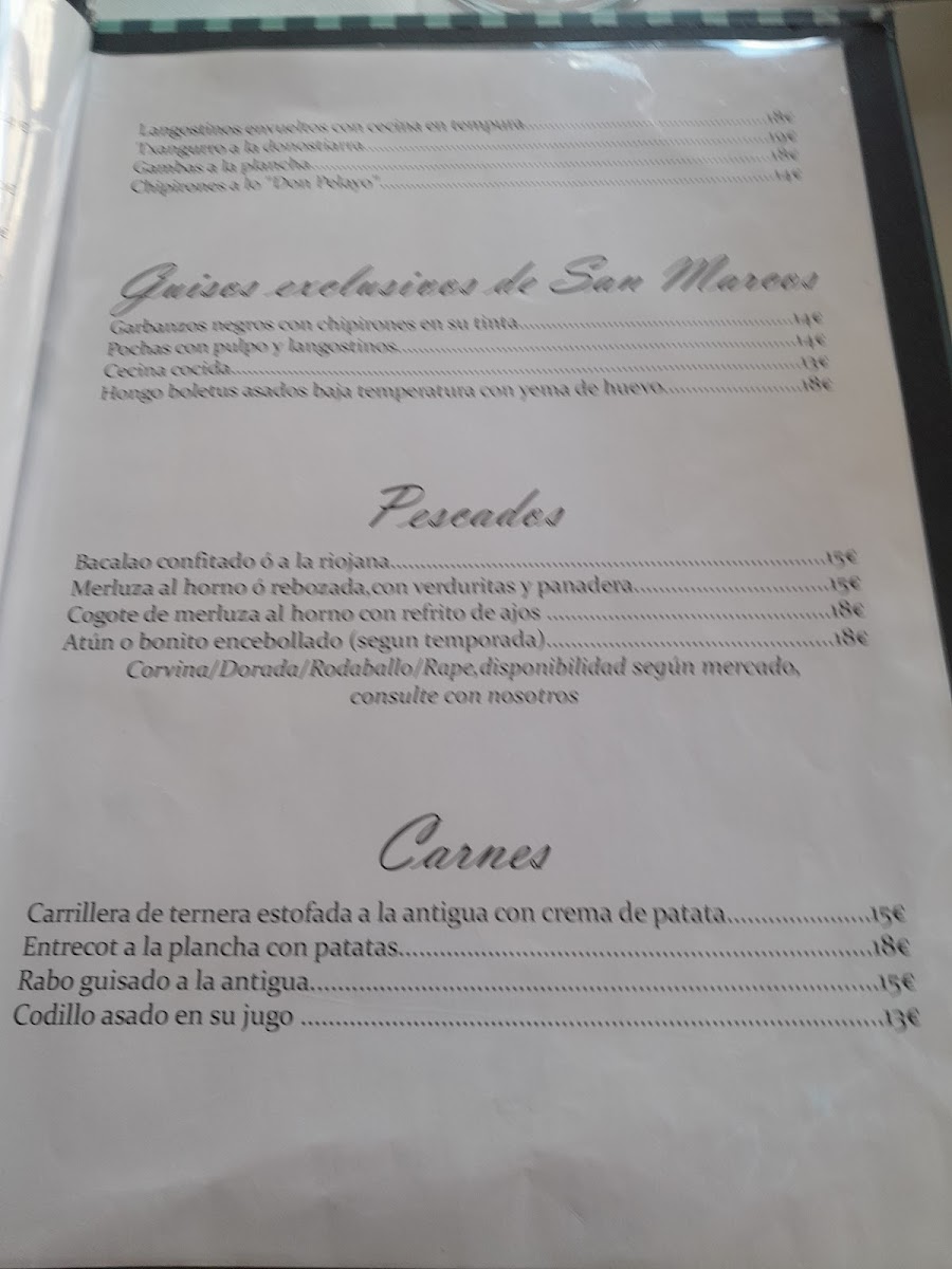 Restaurante San Marcos Photo Menu 7