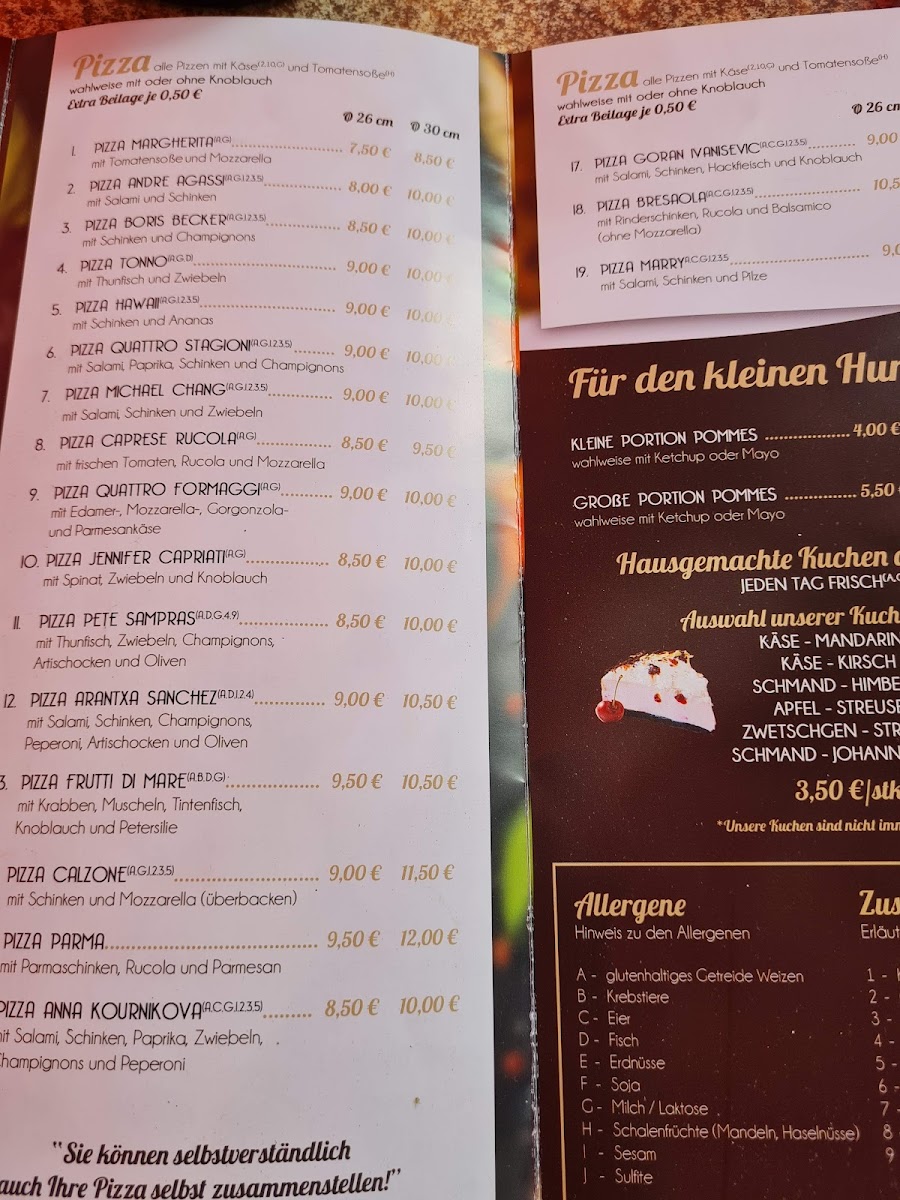 Tennis-Café Photo Menu 6