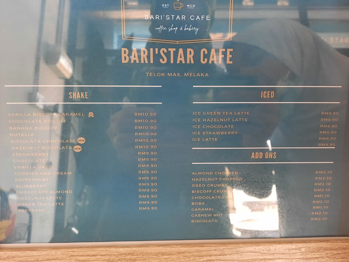 Baristar Cafe Photo Menu 1