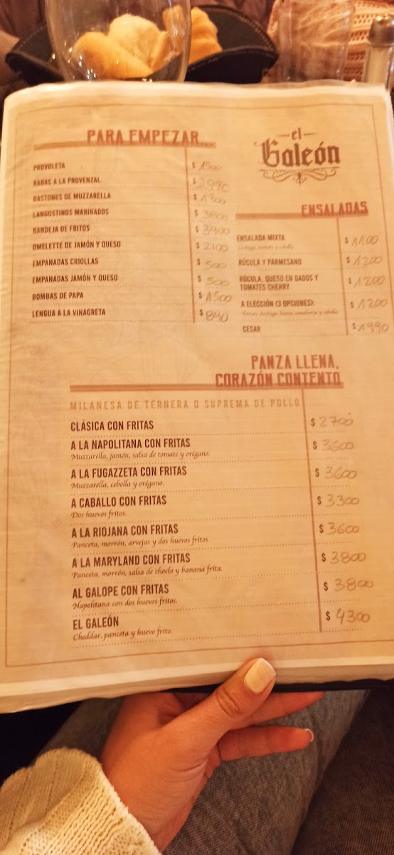 EL GALEÓN BODEGÓN Photo Menu 1