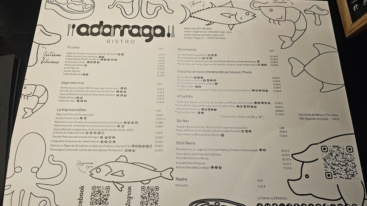 Adarraga Bistro Photo Menu 6
