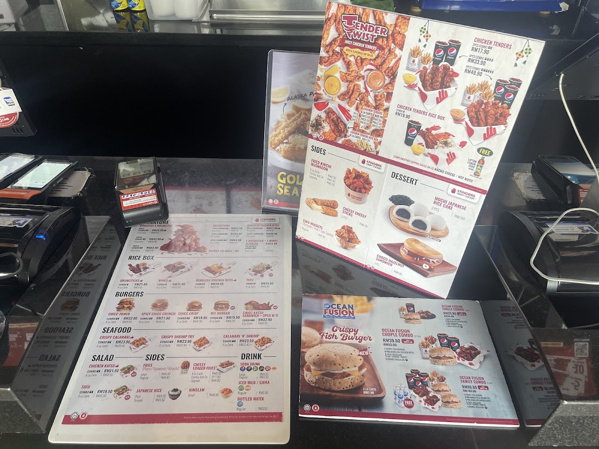 4Fingers Crispy Chicken Senawang Photo Menu 1