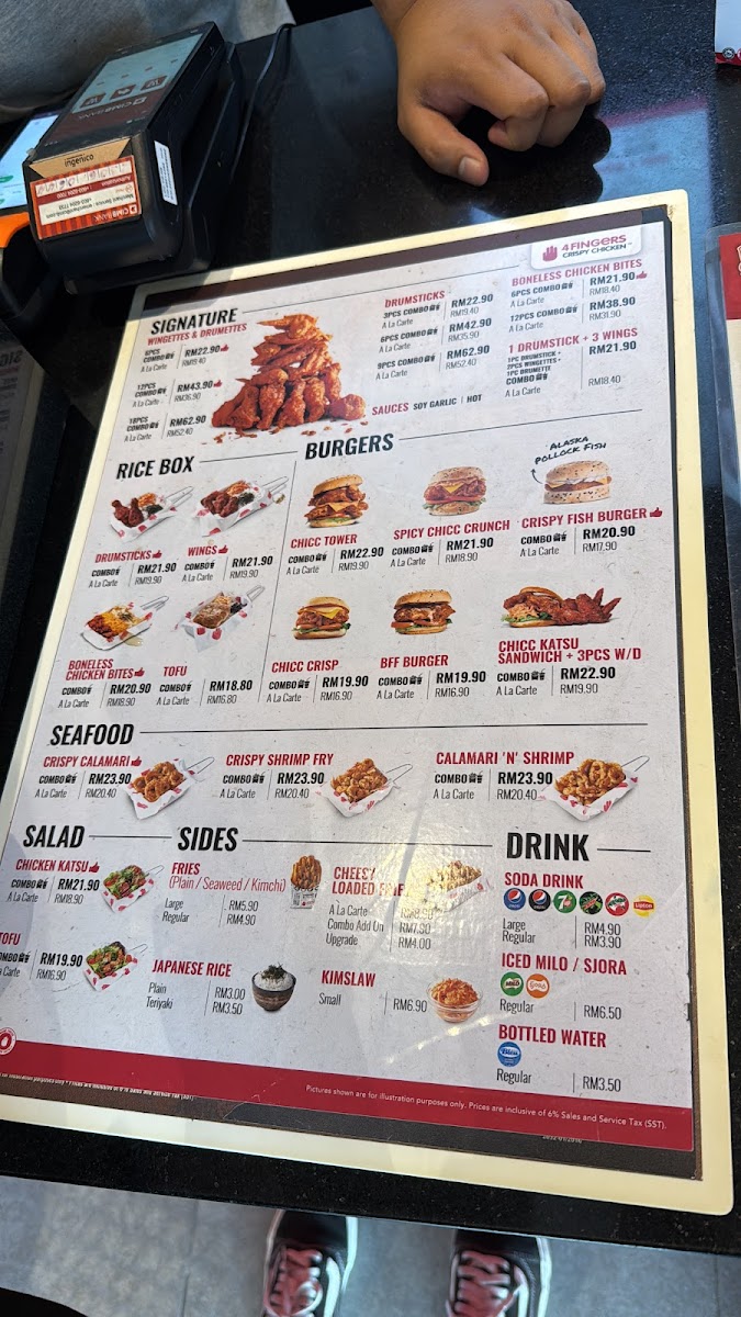 4Fingers Crispy Chicken Senawang Photo Menu 3