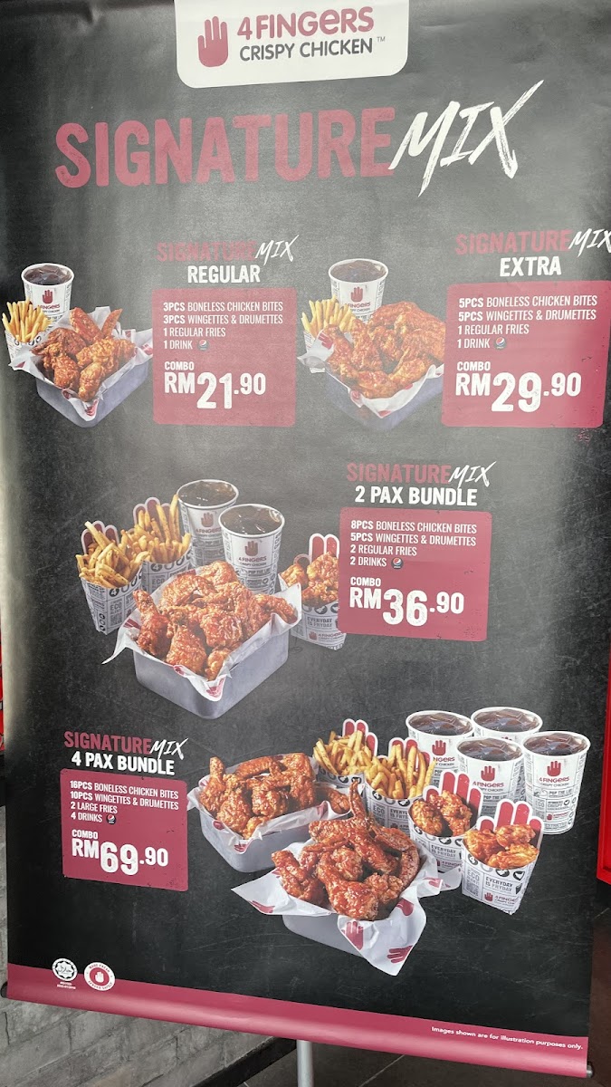 4Fingers Crispy Chicken Senawang Photo Menu 8