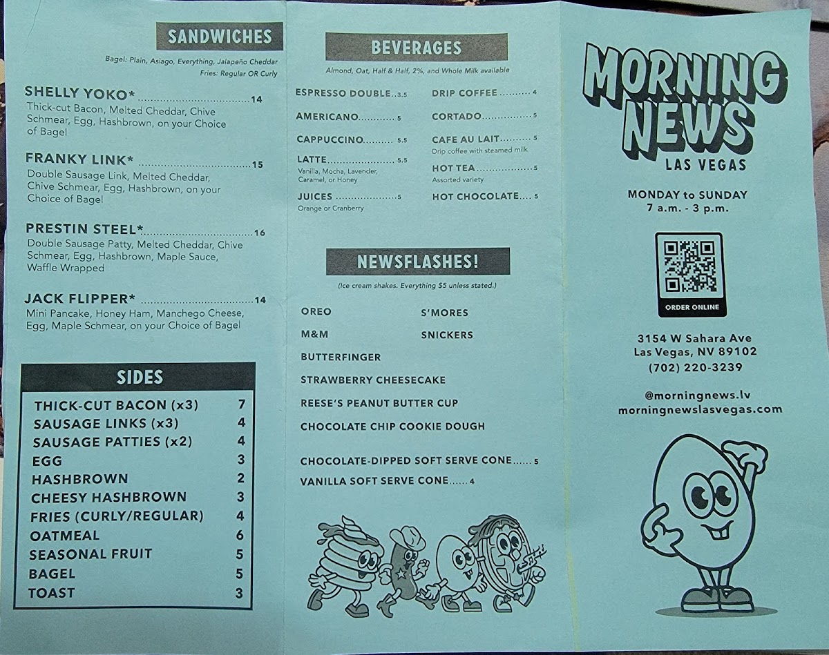 Morning News Photo Menu 3