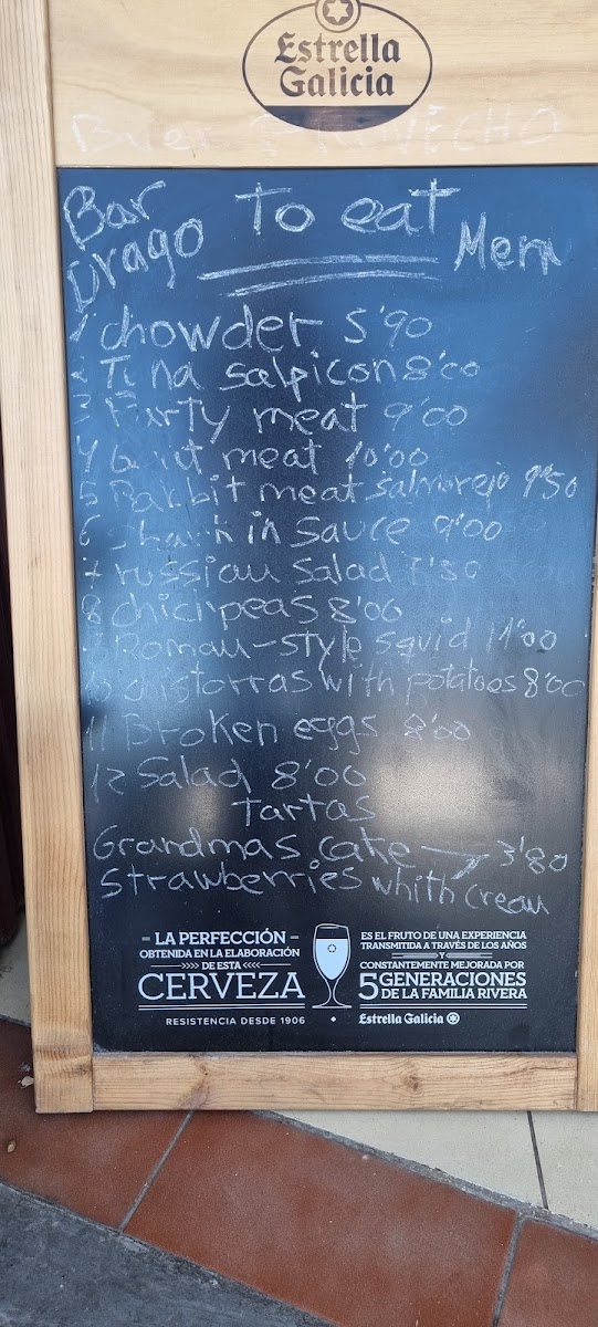 Bar Chiringuito El Drago Photo Menu 4