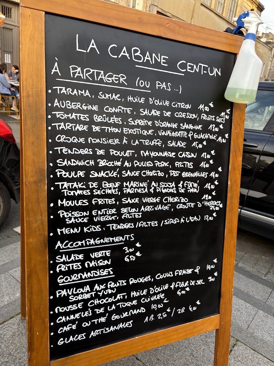 La Cabane Cent Un - Restaurant d'huîtres Photo Menu 8