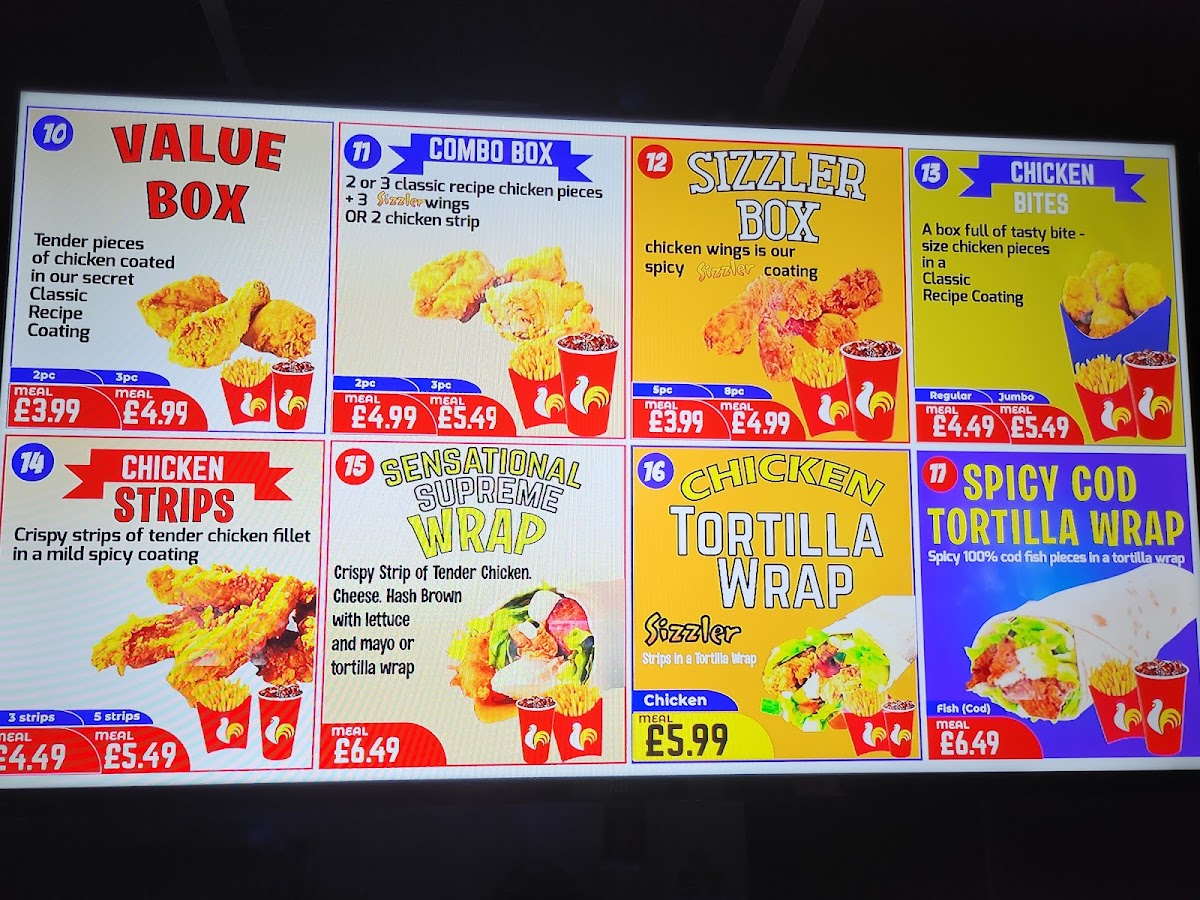 Wow fried chicken Photo Menu 1