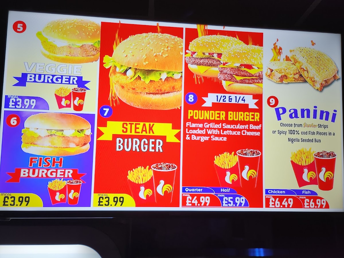 Wow fried chicken Photo Menu 3