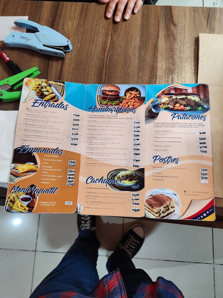 Aripo Sabor Venezolano Photo Menu 1