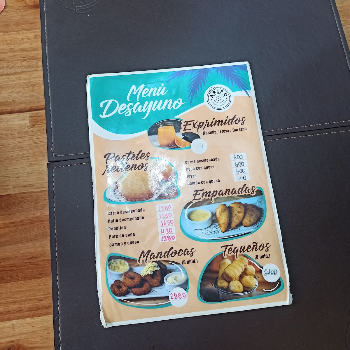 Aripo Sabor Venezolano Photo Menu 3