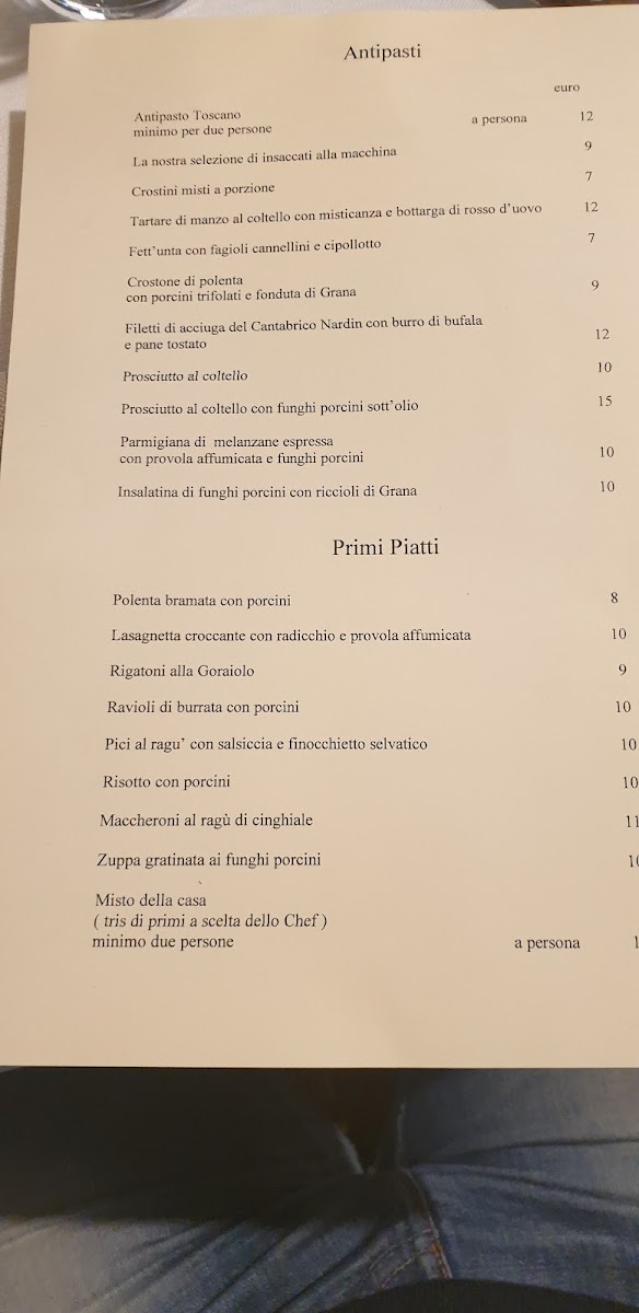 Ristorante Goraiolo Photo Menu 5