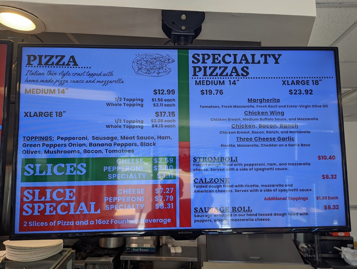 Pasquale's Pizzeria Photo Menu 2