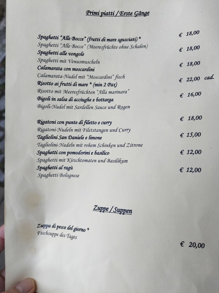 Ristorante Alle Bocce Photo Menu 4