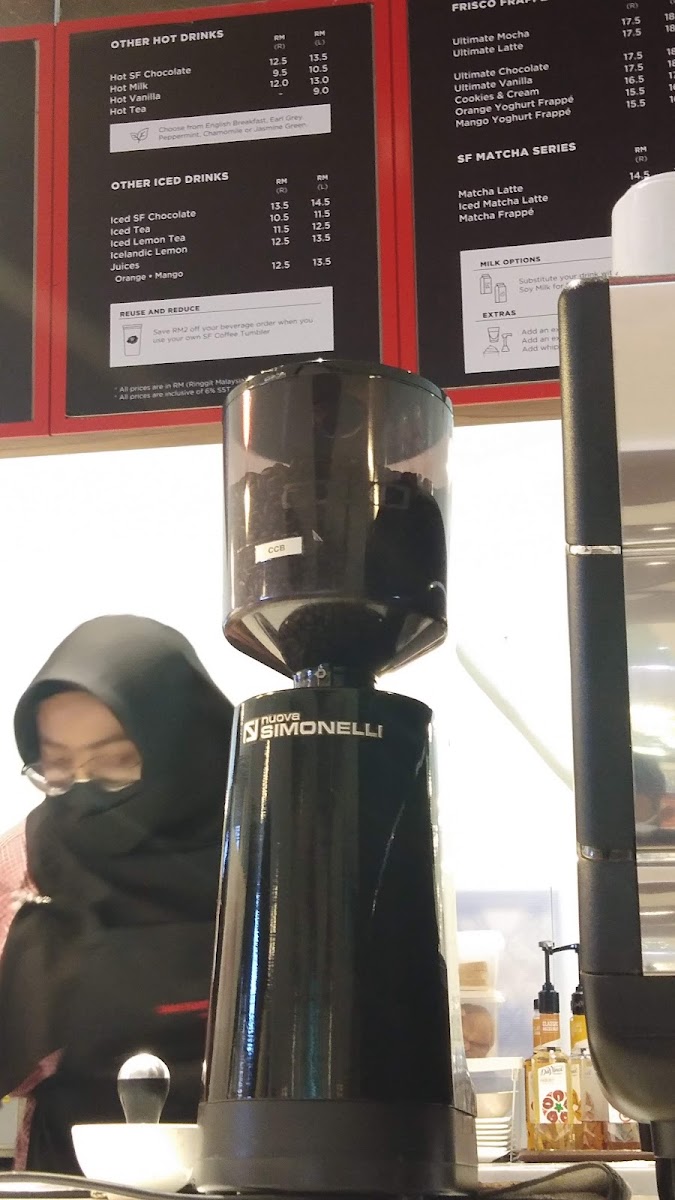 San Francisco Coffee Queensbay Mall Photo Menu 5