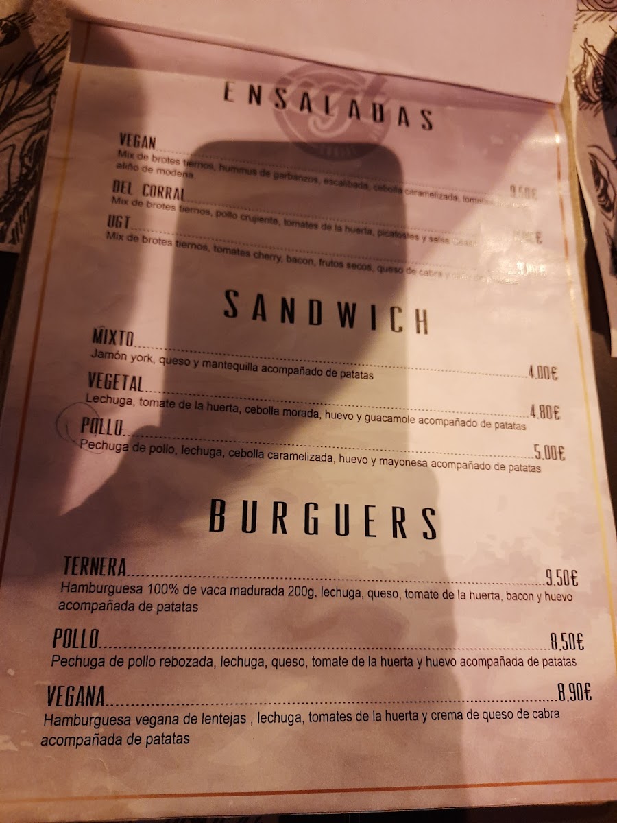 UGT SOCIAL BAR Photo Menu 1