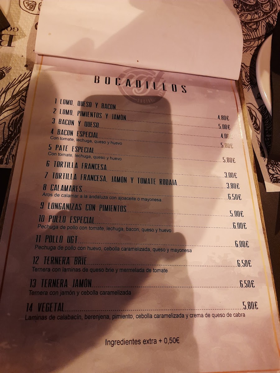 UGT SOCIAL BAR Photo Menu 4